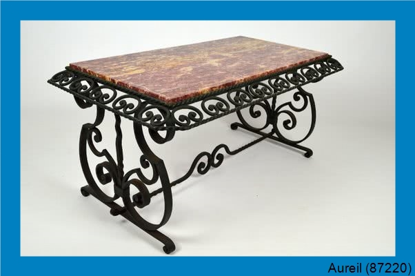 peinture table en fer Aureil-87220